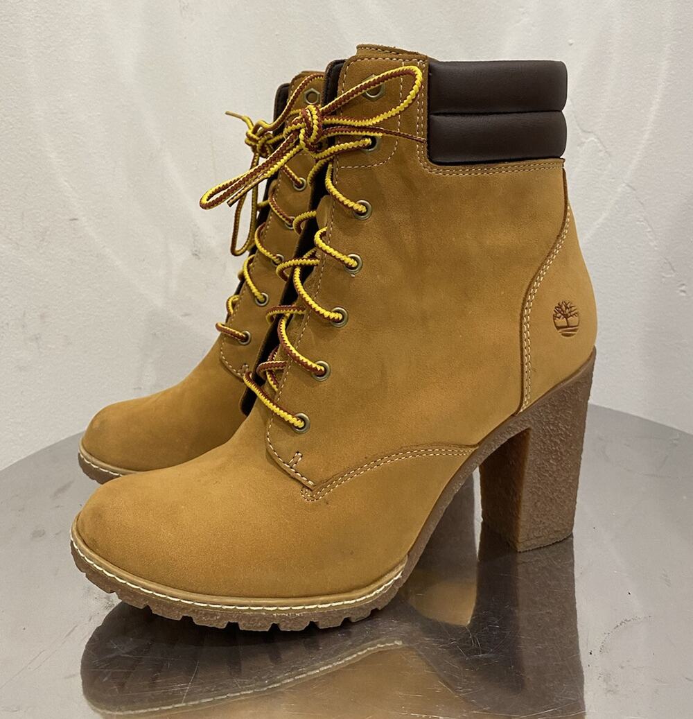 Timberland Womens Tillston Wheat Nubuck Fashion Boots Size 7.5 (2285768)